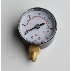 50mm Dial Pressure gauge 1/8" bsp bottom entry 